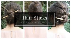 The hair stick used in this tutorial is the tapioca hair stick. How To Use Hair Sticks The Basics 3 Styles Youtube