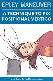 Inner ear 'rock slides' lead to vertigo tiny crystals, or ear rocks, in the inner ear help us to balance. Epley Maneuver A Technique To Fix Positional Vertigo