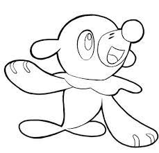 Litten color pages are best for learning coloring for beginner. Popplio Or Ashimari Coloring Page Free Printable Coloring Pages For Kids