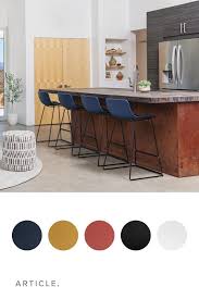 A movable island is exactly what it sounds like: Anco Baya Blue Counter Stool In 2021 Counter Stools Dining Room Interiors Home Kitchens