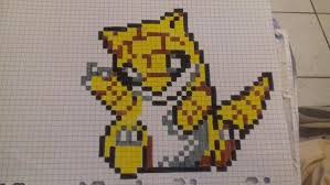 Sabelette Pixel Art Pokemon Dessin Petit Carreau Dessin Carreau