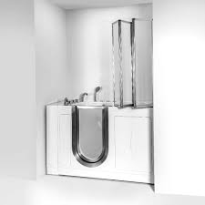 Most shower curtains you can find are designed with a bathtub in mind. 4 Fold Tempered Glass Shower Screen For Walk In Tubs 44 X42 Platinum Bath