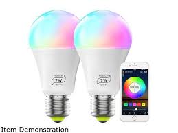 When replacing traditional incandescent or halogen light bulbs with a more energy efficient led lighting system, it is important to understand the appropriate wattage equivalence for your light fixtures. Magiclight Smart Light Bulb 60w Equivalent A19 Multicolor Newegg Com