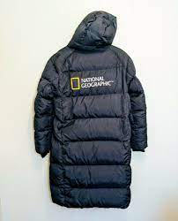 Men S National Geographic Caiman 3 Goose Down Rare Jacket Coat Parka Black Sz L Nationalgeographic Parka Traveladventuree National Geographic Jackets Parka