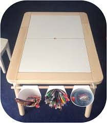 Ikeafurniturehackskids Ikea Hack Avec Table D Enfant Flisat Et Pots Bygel Kindertisch Kinder Zimmer Ikea Hacken Kinder