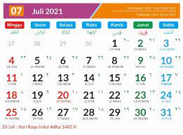 Baru 53+ kalender jawa september 2019. Kalender Bulan Juli 2021 Dan Hari Peringatannya Enkosa Com Informasi Kalender Dan Hari Besar Bulan Januari Hingga Desember 2021