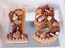 Mon Number Cake 15 Pate Sablee Amande Ganache Montee Chocolat Chocolat Au Lait