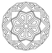 This coloring sheet is for kids who are fascinated by flowers and ponder plants. Mandalas For Beginners Mandala 12 Geometric Coloring Pages Mandala Coloring Pages Mandala Coloring