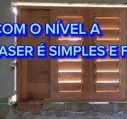 colocando uma janela com nível a laser