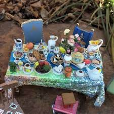 Pin By Sara Bliesener On Miniature In 2021 Mad Hatter Tea Party Tea Party Table Alice Tea Party