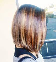 My New Haircut And Color A Slight Invert Bob With Long Layers And Balayage Color Bob Hairstyles Hair Styles Inverted Bob Hairstyles