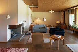 The gallerist was highly involved in the interior arrangements, searching for the right type of tiles or floor covering. Alvar Aalto Classic Architecture Interior Design