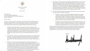 When you need letter to respond to false respond to a false accusation from a government agency. Assessing Trump S Letter Of Rebuke To World Health Organization Goats And Soda Npr