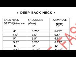 Deep Back Neck Drafting Theory For Kurti Blouse In Hindi Youtube Neck Deep