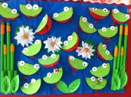 Home > preschool activities and crafts > fun frog and tadpole crafts and activities for or how about giving this scene using a footprint frog from fun handprint art a go as it sure does look cute. Free Frog Craft Idea For Kids 3 Preschool Crafts Frog Crafts Kids Art Projects