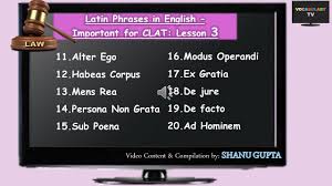 Maybe you would like to learn more about one of these? Latin Words Phrases In English Vocabulary Migratory Words Lesson 6 Youtube