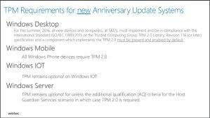 I bought the correct official msi tpm 2.0, fitted it, enabled it in bios, saved and rebooted yet it cannot be found under security devices and in microsoft i have installed the msi tpm software from the cd provided with it and that also says tpm cannot be found. Tpm 2 0 Must Be Present And Enabled By Default For All New Win 10 Pc S Windows 10 Forums