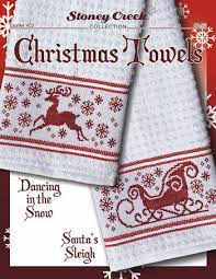 Since stitchable towels use 14 count aida you should use a #22 needle. Christmas Cross Stitch
