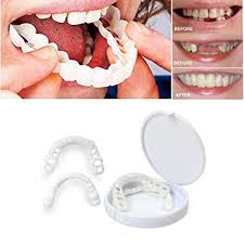 How to make fake braces getting app diy guide on that look real you dressing up with 35 brilliant life s need know fltimes com or a retainer pictures thes how to make fake braces with rubber bands step by howtogetbetterinlife com. Amazon Com Braces Instants Veneers Dentures Fake Teeth Smile Serrated Denture Teeth Top Or Bottom Comfort Fit Flexible Teeth Socket To Make White Tooth Beautiful Neat Beauty