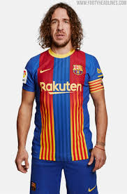 Barcelona sebetulnya pernah memiliki jersey dengan desain yang keluar dari kebiasaan ini. Fc Barcelona 20 21 Clasico Fourth Kit Released Footy Headlines