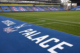 The atmosphere on the pitch was incredible. Tufted Logo Mat For Crystal Palace S Football Stadium Signgrass