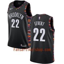 Brooklyn nets nike showtime city edition thermaflex hoodie. Brooklyn Nets Trikot Caris Levert 22 2018 19 Nike City Edition Schwarz Swingman Herren