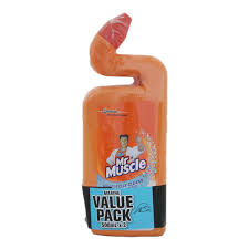 Also with uniquely designed neck, mr muscle liquid is effectively delivered to clean the dirt and germs under the toilet rim. Buy Mr Muscle Toilet Bath Cleaner Marin 2 X 500ml Online Lulu Hypermarket Malaysia