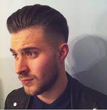 Medium Fade Tapered From Grade 1 Into A Slight Disconnection Taken All Back Medium Fade All Back Hairdo