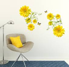Photo about beautiful green vines with hundreds of buds hanging from tree. Decals Design Stickerskart Wall Stickers Flowers Yellow Daisy With Green Vine Wall Art Design Living Room Office Decor Multicolor Buy Online In Taiwan At Desertcart Tw Productid 75866990