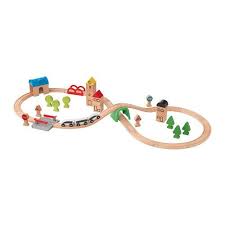 Lillabo 45 Piece Train Set With Rail Ikea Ikea Lillabo Wooden Train Set Ikea Train
