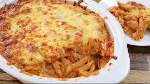 It's amazing how delicious it is when you literally only need to spend 5 minutes prepping it. Chicken Pasta Bake Recipe Youtube