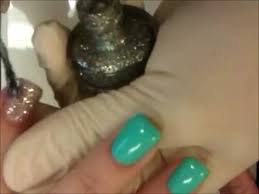 Shop for acrylic nails in fake nails. Acrylic Nails Turquoise Color With Diamond Design Youtube