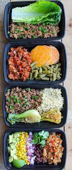 Easy Ground Turkey Meal Prep Bowls 4 Ways Recipe Ground Turkey Meal Prep Healthy Turkey Recipes Clean Meal Prep