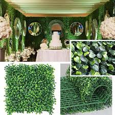 Faux white grass backdrop outdoor privacy wall fence decoration. Artificial Boxwood Plants Hedge Greenery Artificial Greenery Panel Artificial Topiary Hedge Plant Grass Wall Backdrop Wall Landscaping Fake Turf Plant Wall Background Decorations Light Green Walmart Com Walmart Com