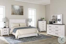 With stylish new bedroom furniture, you can transform your bedroom into your very own oasis of peace and relaxation. Gerridan White And Gray Panel Bedroom Set From Ashley Coleman Furniture