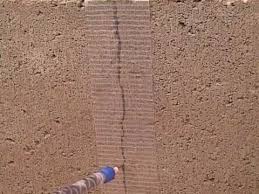 Here's what we did to fix it. Repairing Vertical Cracks In Concrete Block Wall With Roadware 10 Minute Concrete Mender Youtube