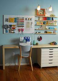 Welcome to my sewing room. Sewing Room Ideas The Seasoned Homemaker