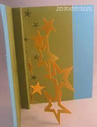 Cut slits at the center of your card. Star Punches Pop Up Card Ink It Up With Jessica Card Making Ideas Stamping Techniques