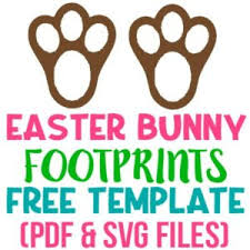 Printable feet template pattern | a to bunny feet template printable eastertemplate easy easter crafts sitting bunny shapethe cookie. Free Printable Easter Egg Hunt Signs Simple Made Pretty 2021