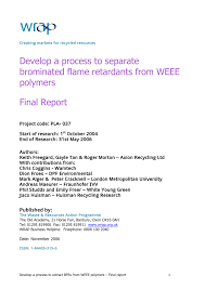 Put your best foot forward with our seasonal collection of women's high heels, flat shoes, pumps and boots. Pdf Wrap Project Pla 037 Develop A Process To Separate Brominated Flame Retardants From Weee Polymers Interim Report 2 The Waste And Resources Action Programme Banbury Uk