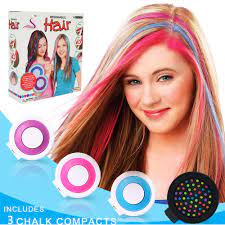 Changing hair color doesn't get any easier than this. Amazon Com Kids Hair Color Chalk Comb Here Shine Temporary Hair Color For Girls Non Toxic Washable Hair Dye For Kids And Teen 4 Pcs Beauty Personal Care