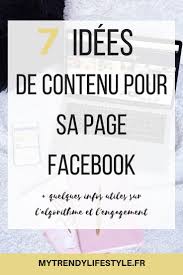 Je Poste Quoi Sur Ma Page Facebook My Trendy Lifestyle Facebook Marketing How To Use Facebook Social Media Facebook