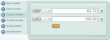 Pound To Dollar Chart Calculator Gbpusdchart Com