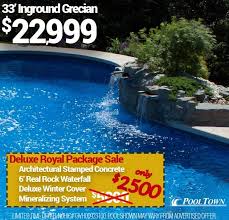 Pool Town Nj Inground Pool Special Pool Inground Pools Rock Waterfall