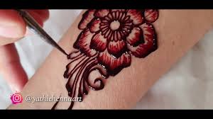 Gambar henna simple untuk pemula. Henna Yathiehennaart Henna Simple Untuk Pemula Belajar Youtube
