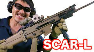 実弾射撃】スカーL (FN SCAR-L) 5.56mmアサルトライフルを撃ってみた！【マック堺のレビュー動画】#359 - YouTube