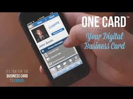 Electronic business cards make it easier to create, view, and share contact information in outlook. One Card Your Digital Business Card Youtube