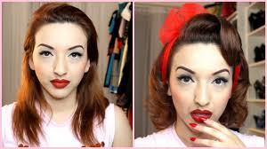 Pin up hairstyles define the way popular models and beautiful actresses from hollywood used to wear their hair. Easy Pinup Hair Tutorial Dirty Second Day Hair Youtube