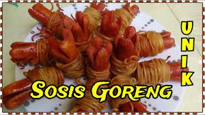 Cara Membuat Sosis Goreng Unik Sosis Menggoreng Memasak