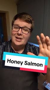 Delicious Honey Salmon Dish with Crushed New Potatoes